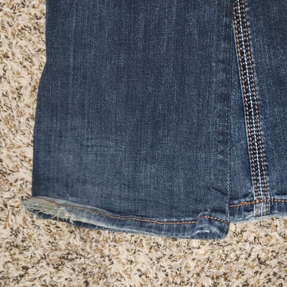 Grace in LA Women’s Bootcut Jeans Size 30 | Thick Stitch Bling Flap Pockets Dark - Picture 11 of 15
